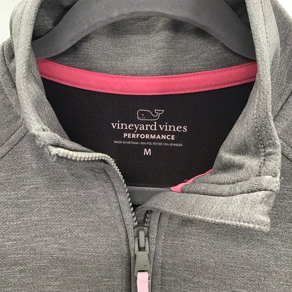 Vineyard Vines Women’s Performance Pullover 1/2 Zip Sweatshirt Gray Size M - Picture 4 of 8